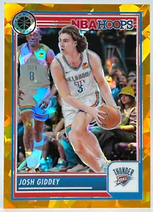JOSH GIDDEY 2023-24 cerchi premium stock basket oro ghiaccio Prizm #/10 - Foto 1 di 3