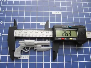 "Plasma Boarding Pistol" - 1:6 scale 3d Printed Steampunk Miniature - Picture 1 of 9