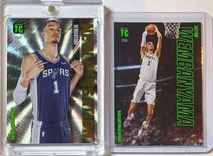 2023 Panini Top Class Victor Wembanyama LOT of 2 Rookie #261 #130 RC - Rare - Picture 1 of 2