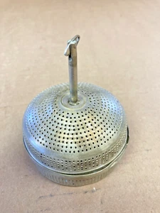 Antique Aluminum Tea Infuser Strainer ~ Feb 5 1909 ~ Great Britain - Picture 1 of 5