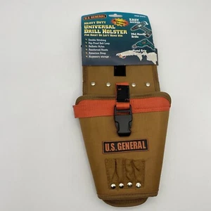 NWT U.S. GENERAL HEAVY CANVAS UNIVERSAL DRILL HOLSTER BIT STORAGE HARBOR FREIGHT - Picture 1 of 6