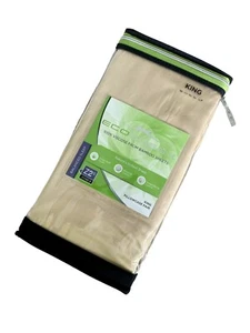 Juego de funda de almohada ECOSHEEX tamaño king bambú control de humedad/temperatura en MIEL - Imagen 1 de 5