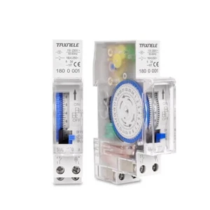 16A Digital Zeitschalter Relais Mechanisch 15 Minuten 24h Timer Analog SUL180a - Bild 1 von 12