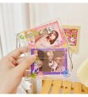 Glitter Clear Kpop Photocard Holder Keychain Wallet