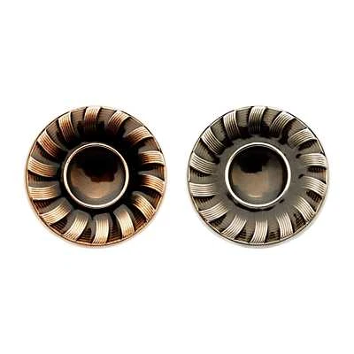 5pcs Enamel Vintage Metal Button for Sweater Coat DIY Craft Sewing Decoration - Image 1 of 4