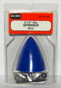DU-BRO 2-1/4" (57.15 MM) DIAMETER BLUE SPINNER ( 2-BLADE )( CAT. # 282 ) - Picture 1 of 3