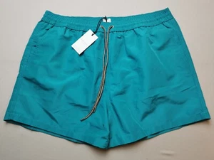 PAUL SMITH Mens UK XL Artist Stripe Cord Swim Shorts (BNWT) Green Lined Pockets - Picture 1 of 15