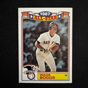 Wade Boggs 1987 TOPPS ALL-STAR GAME COMMEMORATIVE SET GLOSSY CARD * Variant - Picture 1 of 3