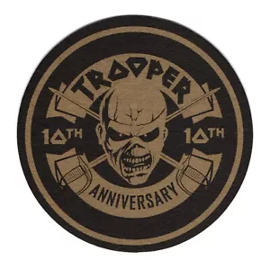 Iron Maiden - Trooper Beer - 10th Anniversary - Beer Mat - Robinsons Brewery - Picture 1 of 2