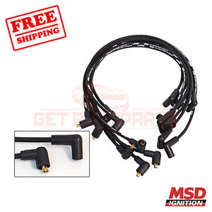 MSD Spark Plug Wire Set compatible with GMC C25/C2500 Suburban 1967-1974