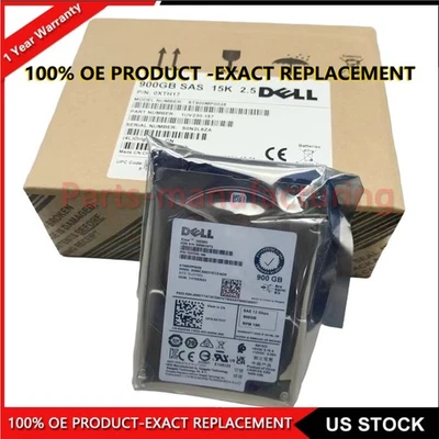 For Dell 900GB SAS 15k 2.5" 12G HDD XTH17 Seagate ST900MP0026 in 3.5” Caddy US - Image 1 of 4