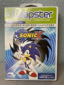 LeapFrog Sonic X (Leapster, 2005) Interactive Learning Game NO MANUAL -FREE SHIP - Picture 1 of 3