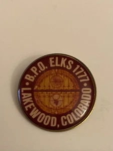 Elks BPOE 1777 Lakewood Colorado Lapel Pin P110 - Picture 1 of 4