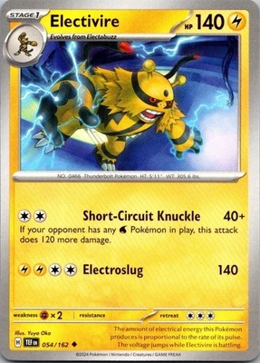 Electivire 054/162 SV05: Temporal Forces Regular - Image 1 of 2