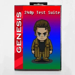 240p Test Patterns MD Game Cartridge Boxed for 16-Bit Genesis Mega Drive - Bild 1 von 7