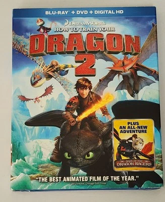 How to Train Your Dragon 2 (Blu-ray Movie DVD + Digital HD) Sealed W/Slipcover  - Image 1 of 4