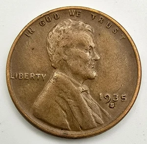 1935 S Lincoln Wheat Cent Sehr schön Sie bewerten es! Penny Typ Münze Kostenloser Versand! - Bild 1 von 4