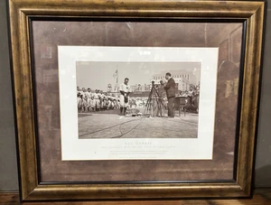 Discorso di addio Lou Gehrig splendidamente incorniciato 24" x 20" - Foto 1 di 7