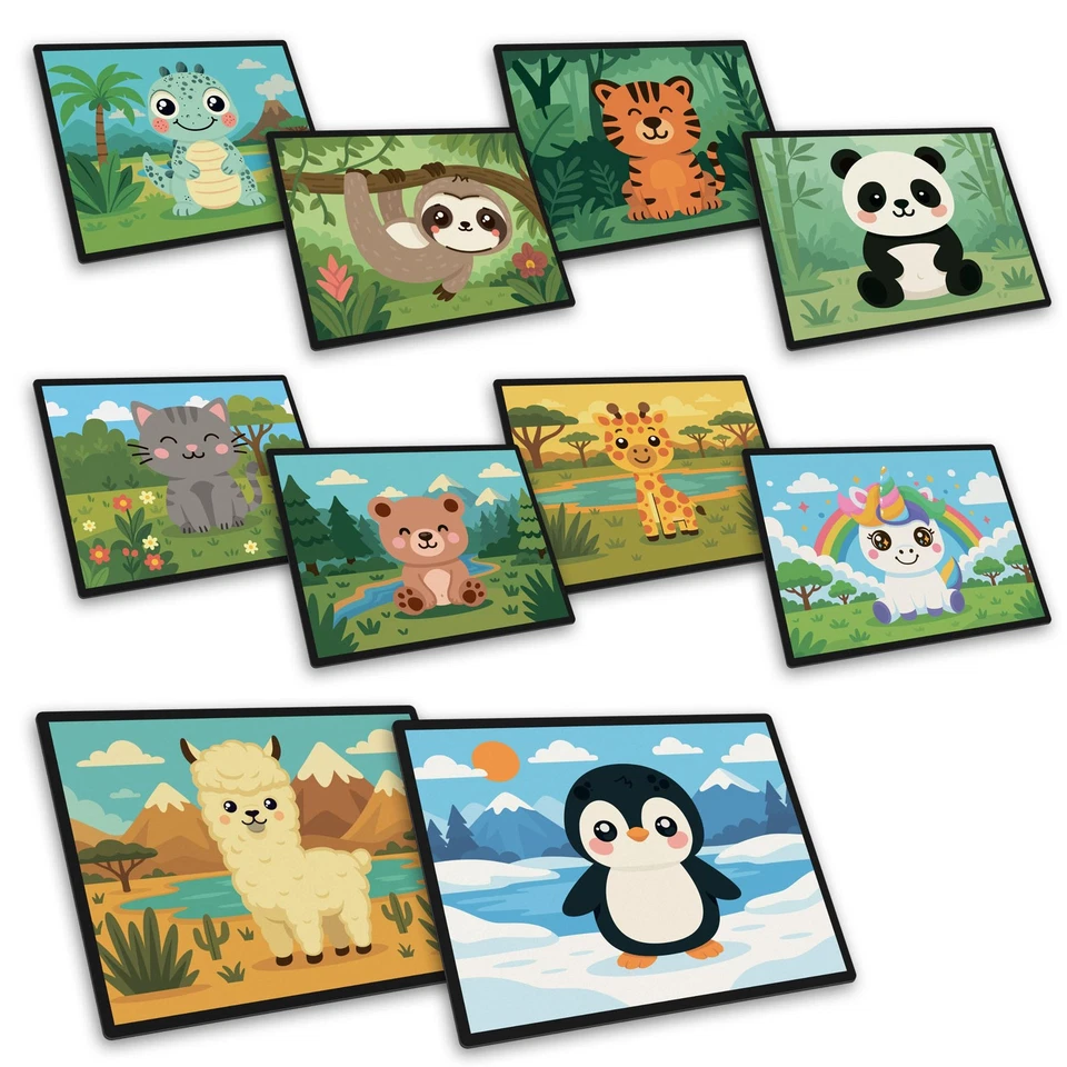 itenga Schreibunterlage im KAWAII Design kratzfest rutschfest Jungen Mädchen neu - Bild 1 von 1