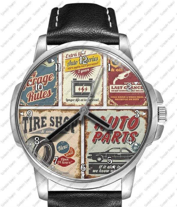 Reloj De Pulsera Único De Arte Vintage De Piezas De Auto RÁPIDO REINO UNIDO - Imagen 1 de 1
