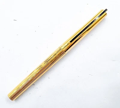 St DuPont Füllfederhalter aus 925 Sterlingsilber vergoldet 18 Karat 750... - Bild 1 von 4