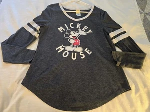 Camisa manga larga para mujer talla L 11/13 juniors Disney Mickey Mouse usada en excelente estado - Imagen 1 de 6