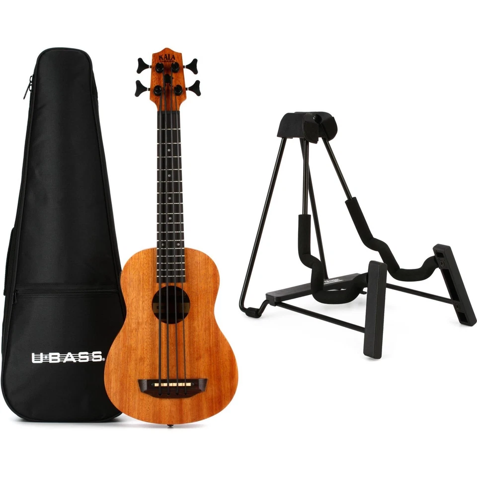 Kala U-Bass Nomad 原声电贝司吉他带支架-天然缎面 — 第 1/1 张图片