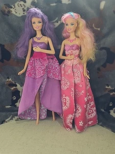 Princess & The Popstar Tori And Keira Lot RARE NO TESTED Transforming Dress - Picture 1 of 21