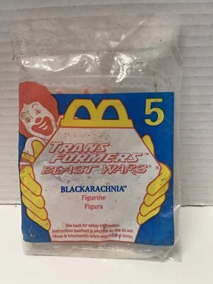 McDonald's - Transformers Beast Wars - Blackarachnia # 5 Happy Meal Toy 1997 NIP - Image 1 of 3