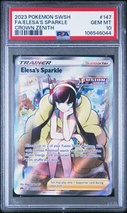 PSA 10 Elesa's Sparkle Full Art 147/159 - 2023 Pokémon Crown Zenith - Bild 1 von 2