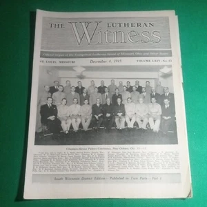 Newsletter The Lutheran Witness New Orleans 1945 - Bild 1 von 9