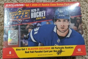 2020-21 Upper Deck Hockey Series 2 Sealed Mega Box - Rare 12 pack Red Foil - Picture 1 of 2