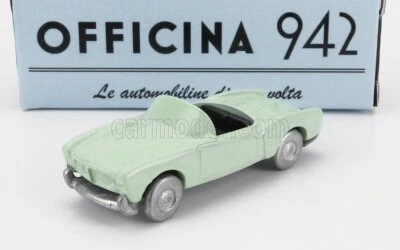 MODELLINO AUTO STATICO OFFICINA 942 FIAT 1100/103 TV SPIDER 1955 VERDE 1/76 - Immagine 1 di 4