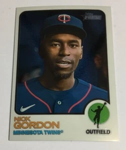 2022 Topps Heritage High Number NICK GORDON Chrome Parallel Card 913/999 #599 - Picture 1 of 2