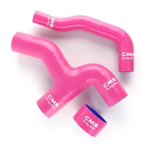 Silicone Intercooler Top Mount Hose for Subaru Impreza 00-06/Forester 04-08 Pink - Picture 1 of 13