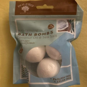 THREE Luxury Bath Bombs Beverly Hills Bolero Coconut Oil Sea Salt RELAXING GIFT! - Picture 1 of 2
