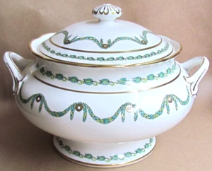 HAMMERSLEY CHINA 13698 MUSTER XL DECKELTERRINE - UNBENUTZT & NEUWERTIG (10910) - Bild 1 von 5