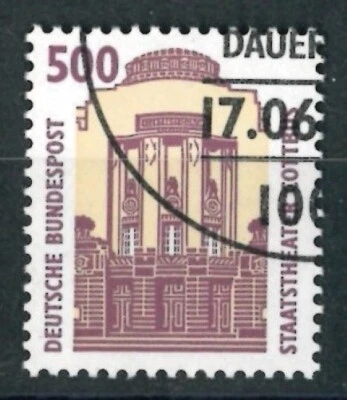 GERMANY BUNDESPOST 1993 The State Theatre Cottbus - USED/CTO - Image 1 of 2