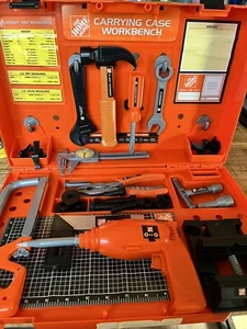 ESTUCHE DE TRANSPORTE PARA NIÑOS THE HOME DEPOT BANCO DE TRABAJO PIERNAS FALTANTES VER FOTOS JUGUETES R EE. UU. (Y) - Imagen 1 de 15