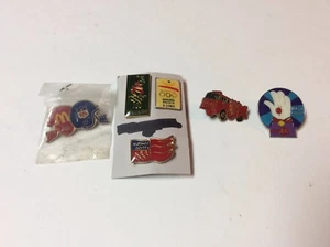 Lot of 6 collectible hat pins / pins, all in package and in great condition T380 - Picture 1 of 9