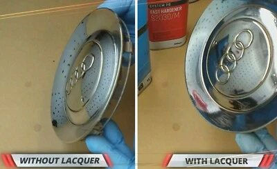 CHROME RESTORATION PAINT SPRAY BRUSH MIRROR 99% CRAFT ART DECORATION  - Image 1 of 4