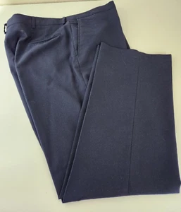 Pantaloni Vintage Haggar Pantaloni Abito Dacron Navy Uomo 42 X 30 - Foto 1 di 4