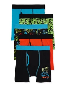 Athletic Works - Boys Performance Boxer Briefs, 5 Pack - Video Game Theme - New - Picture 1 of 1