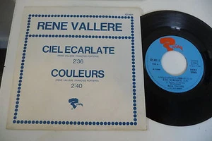 RENE VALLERE 45T CIEL ECARLATE / COULEURS . EXTRAITS DU 30 CM "MARA". RIVIERA. - Imagen 1 de 2