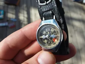 Vintage WWII Japanese Officer/Pilot Wrist Compass Asian Culture Military Collect - Picture 1 of 3