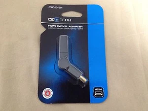 Adaptador giratorio HDMI CE E Tech 180 grados admite salida de hasta 1080 NUEVO - Imagen 1 de 4