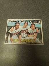Topps 1967 - The Champs - Frank Robinson, Hank Bauer, Brooks Robinson #1