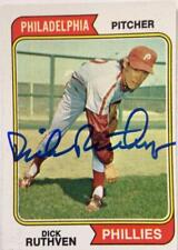 Dick Ruthven Autographed 1974 Topps #47 Rookie Card