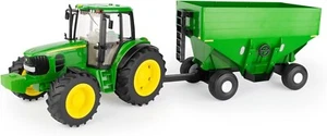 TOMY 1:16 Big Farm John Deere 7430 Tractor with Gravity Wagon Set - Picture 1 of 1
