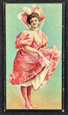 Vintage 1903 Girls in Costumes British American T440 Tobacco Card